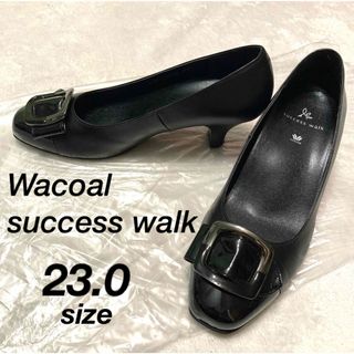 SUCCESSWALK - Wacoal success walk パンプス レザー×エナメル バックル