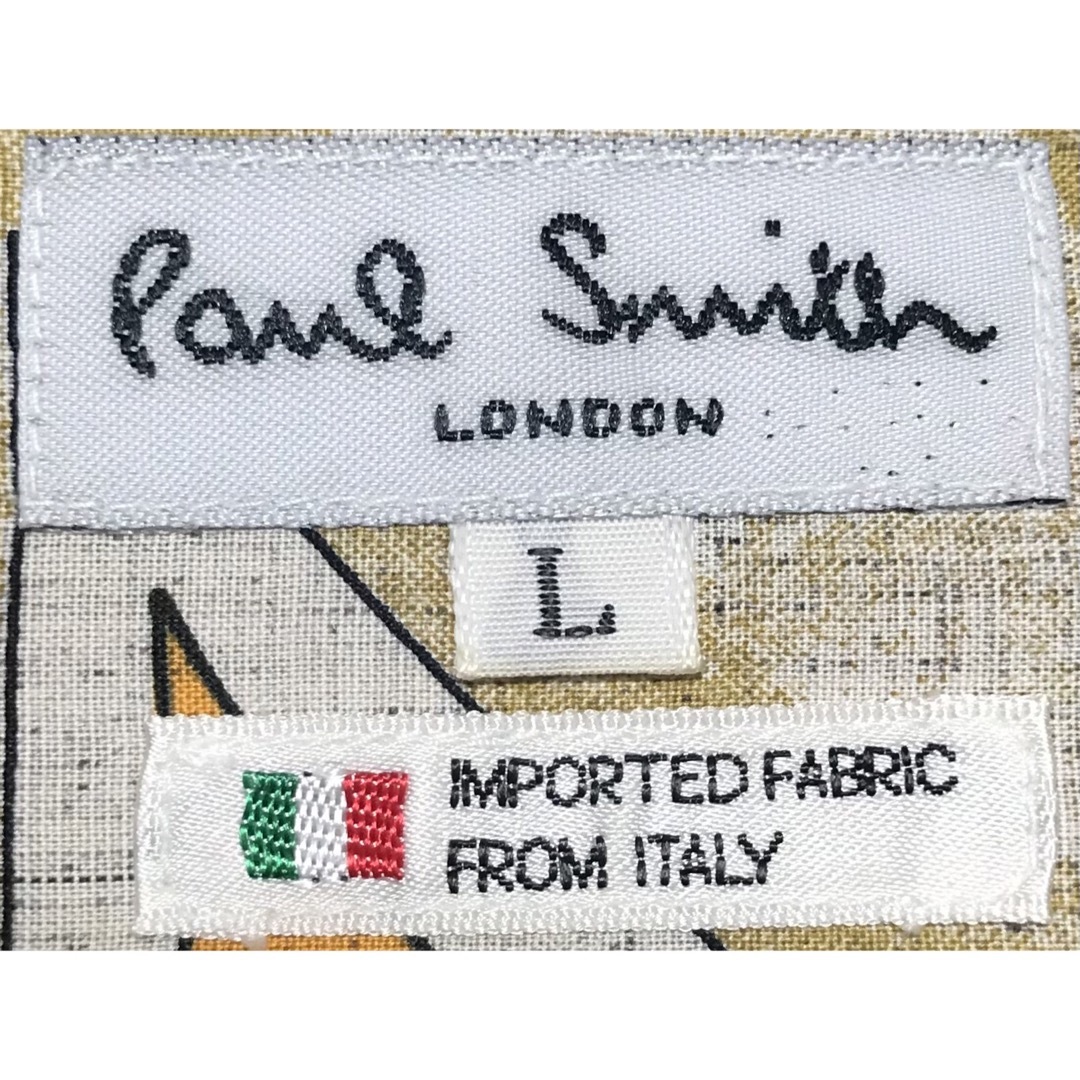 Paul Smith(ポールスミス)の幻 超スペシャル 80's 架空のモンスター柄 ポールスミス 長袖 ドレスシャツ メンズのトップス(シャツ)の商品写真