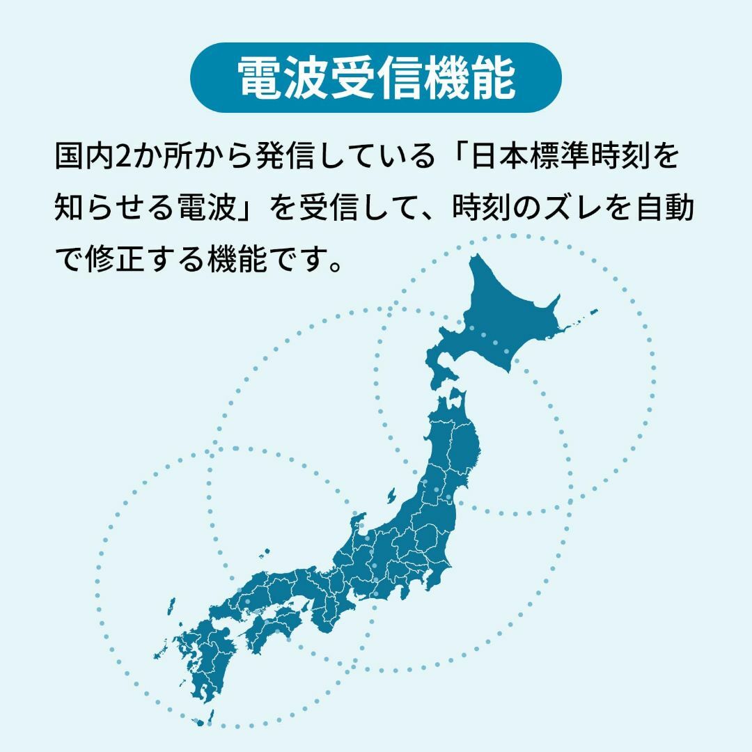 【色:2.ホワイト】MAG(マグ) 掛け時計 壁掛け時計 電波時計 直径31.0 インテリア/住まい/日用品のインテリア小物(置時計)の商品写真