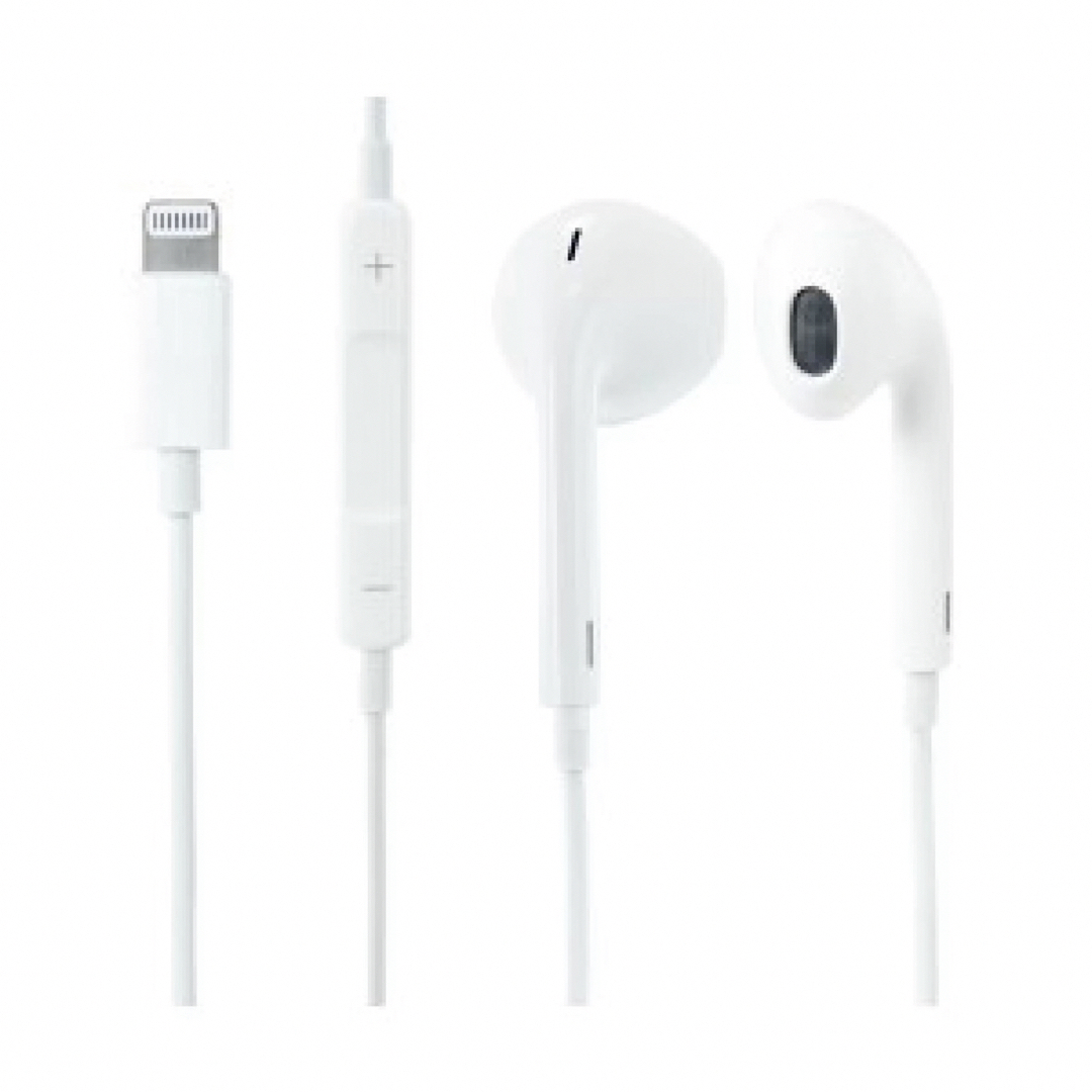 Apple(アップル)のAppleアップルEarPods with Lightning MMTN2J/A スマホ/家電/カメラのスマホアクセサリー(ストラップ/イヤホンジャック)の商品写真