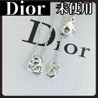 【未使用】Christian Dior　ディオール　ハート　ネックレス　ロゴ