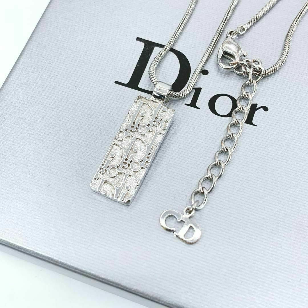 Christian Dior(クリスチャンディオール)のChristian Dior　ディオール　トロッター　ネックレス　シルバー レディースのアクセサリー(ネックレス)の商品写真