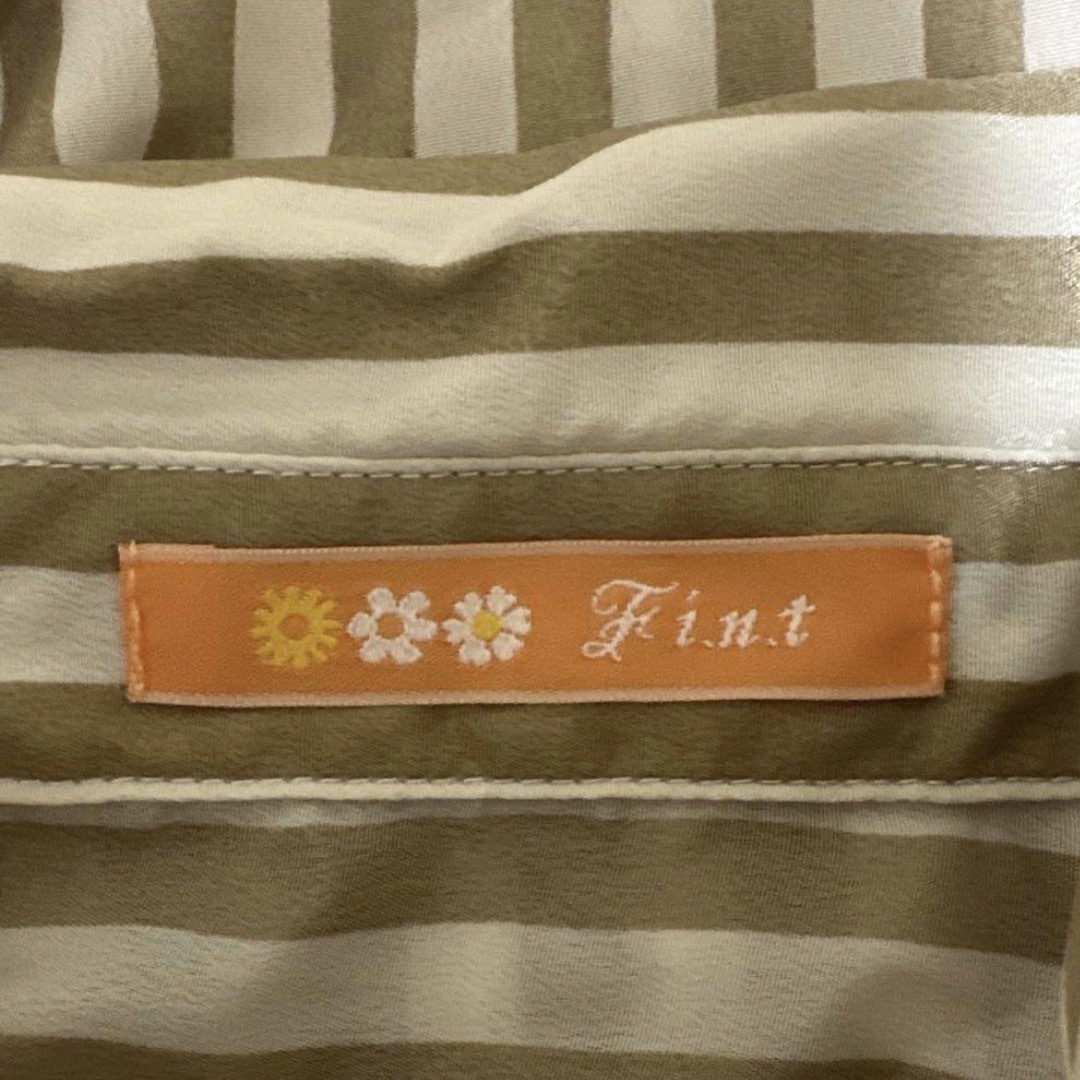 F i.n.t(フィント)のF i.n.t フィント ストライプブラウス 半袖 フリー レディースのトップス(シャツ/ブラウス(半袖/袖なし))の商品写真