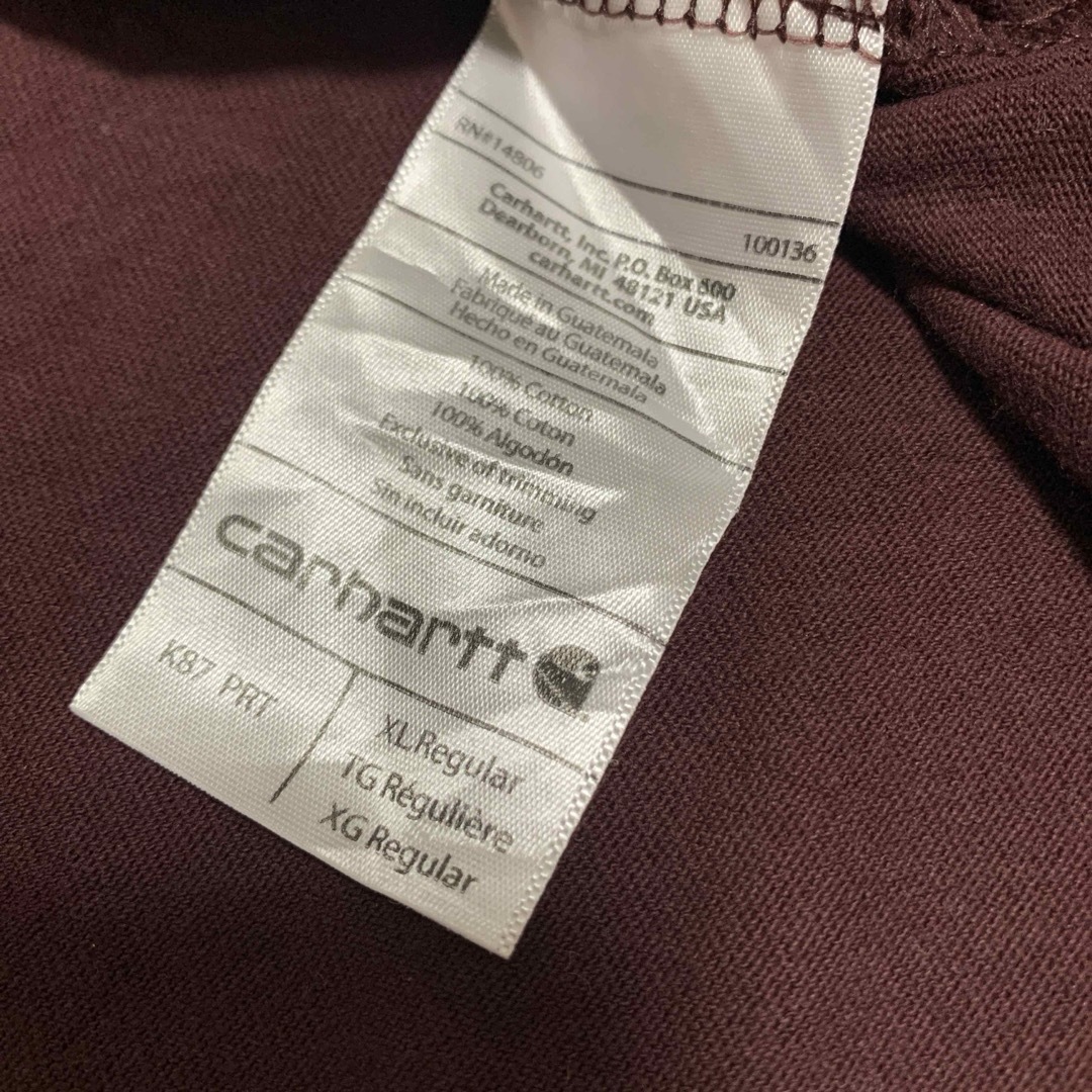 carhartt(カーハート)のCarhartt ポケットTシャツ オリジナルフィット ビッグシルエット　XL メンズのトップス(Tシャツ/カットソー(半袖/袖なし))の商品写真