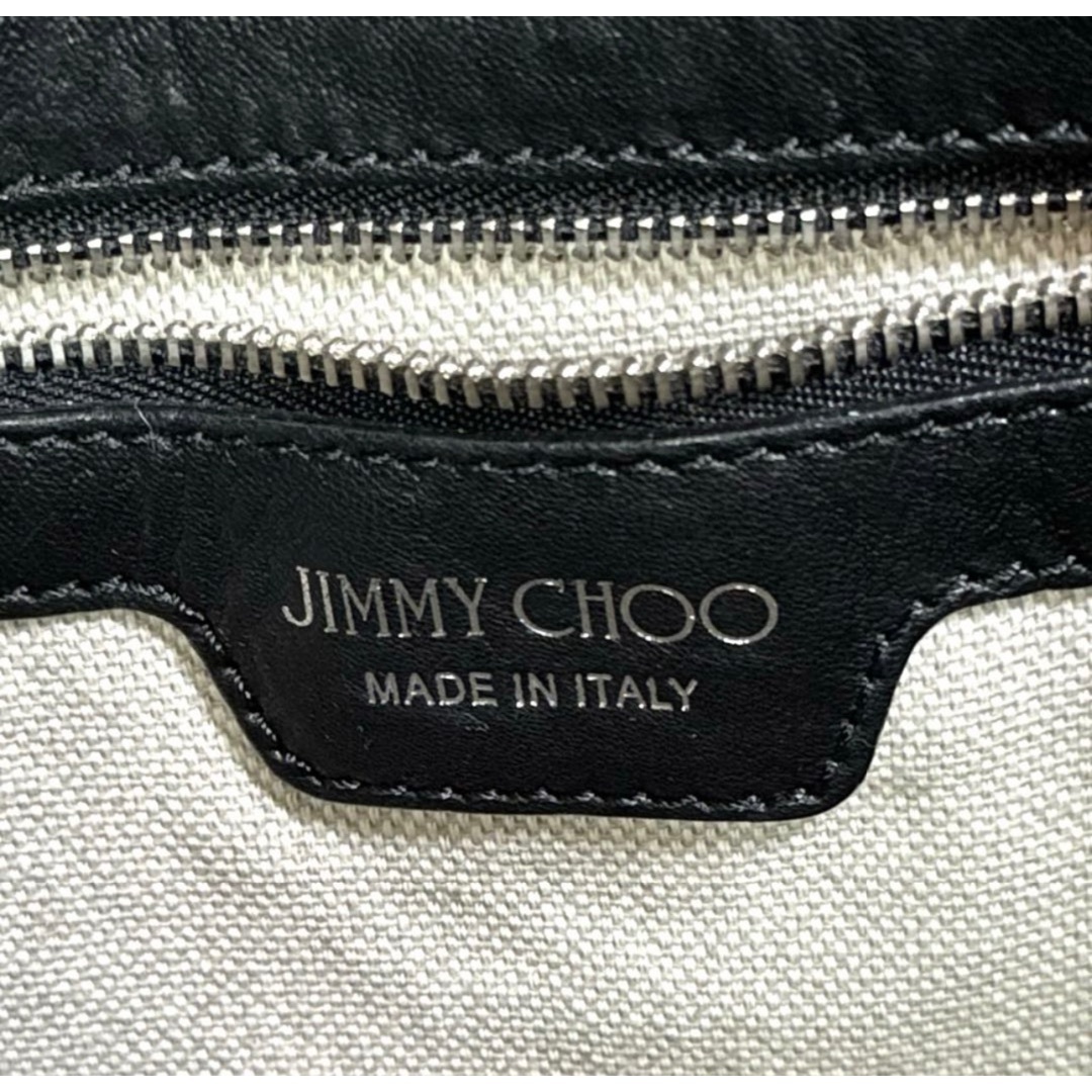 JIMMY CHOO(ジミーチュウ)の良品 JIMMY CHOO SOFIA N/S BLACK レザー トートバッグ レディースのバッグ(トートバッグ)の商品写真