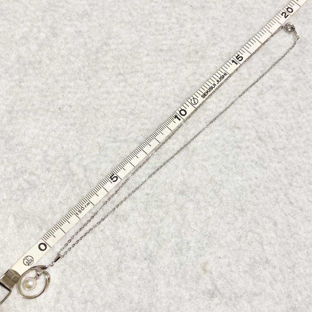 MIKIMOTO(ミキモト)のMIKIMOTO silver 925 パールネックレス　真珠 レディースのアクセサリー(ネックレス)の商品写真