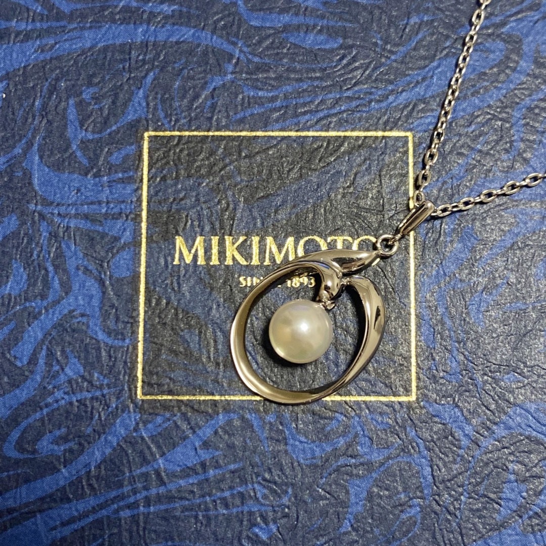 MIKIMOTO(ミキモト)のMIKIMOTO silver 925 パールネックレス　真珠 レディースのアクセサリー(ネックレス)の商品写真