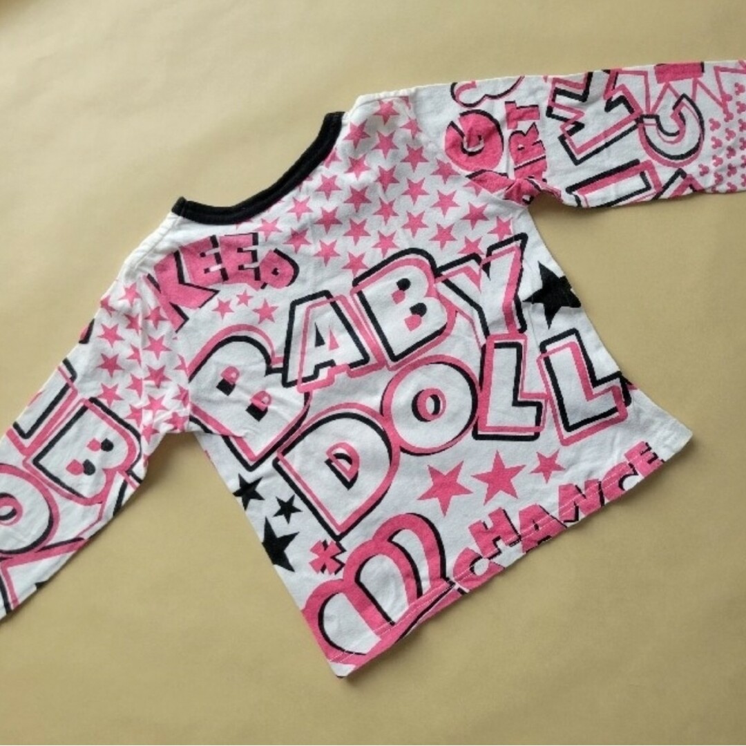 BABYDOLL(ベビードール)のベビードール　ロンT　120 キッズ/ベビー/マタニティのキッズ服女の子用(90cm~)(Tシャツ/カットソー)の商品写真