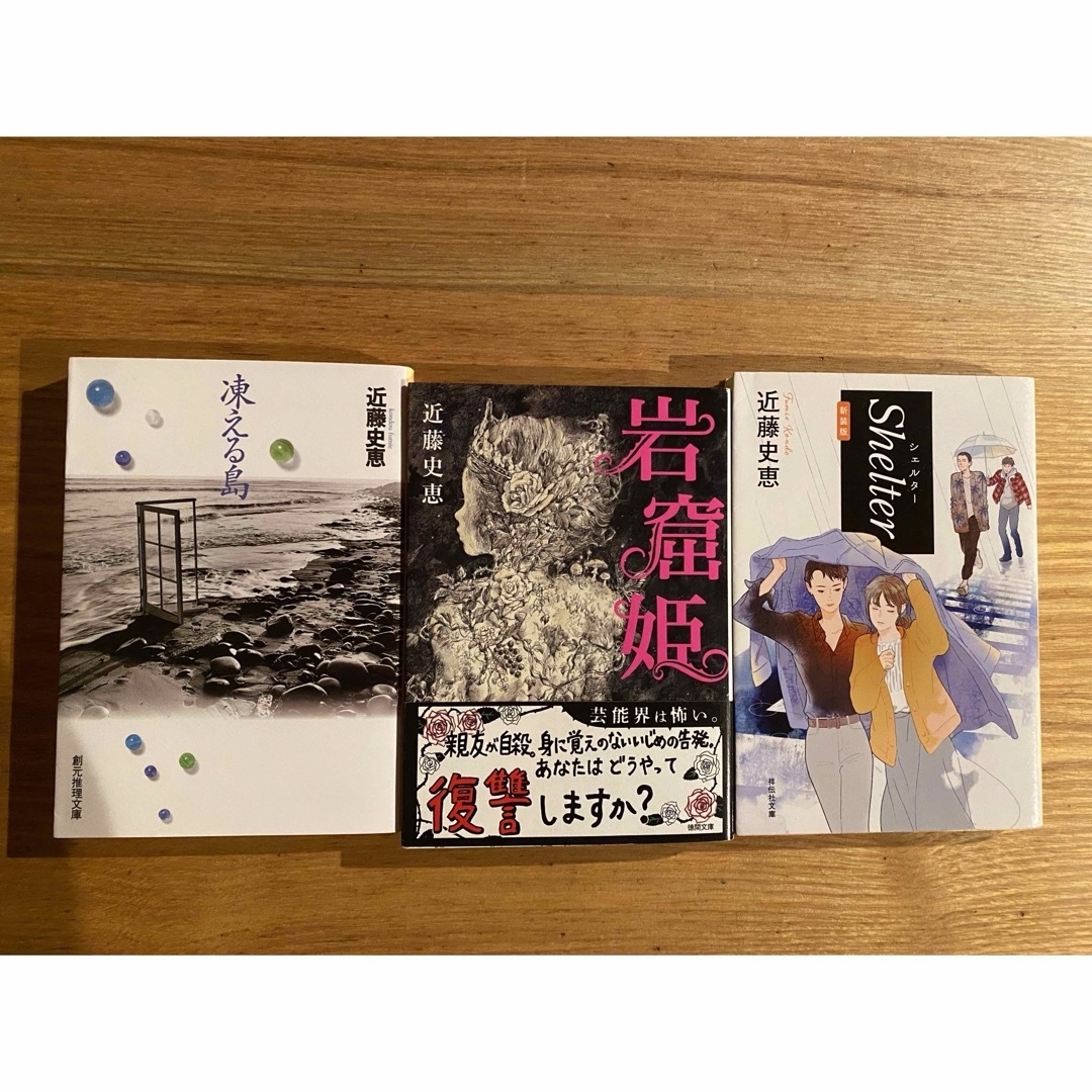 凍える島　岩窟姫　Ｓｈｅｌｔｅｒ 新装版　3冊セット エンタメ/ホビーの本(文学/小説)の商品写真