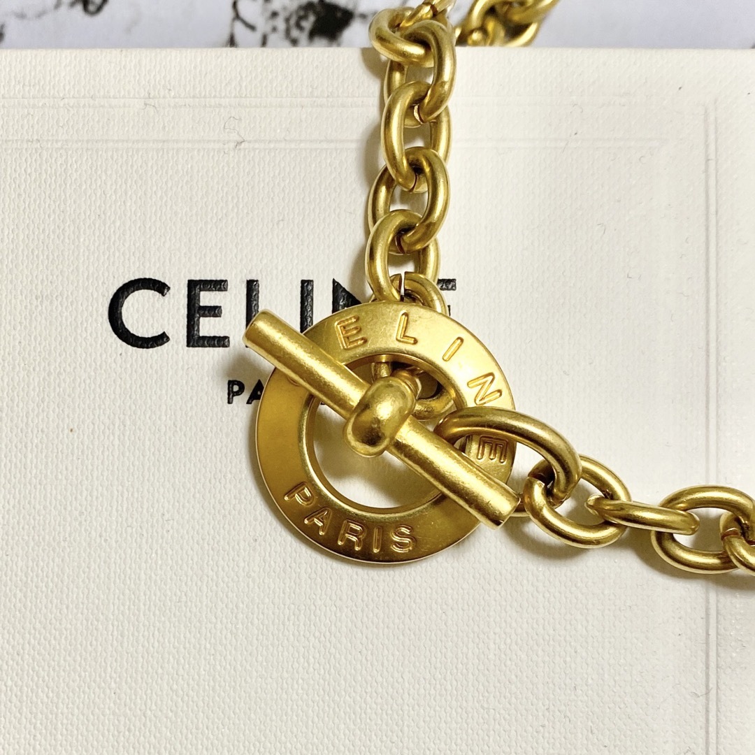 celine(セリーヌ)のCELINE vintage トグルネックレス レディースのアクセサリー(ネックレス)の商品写真