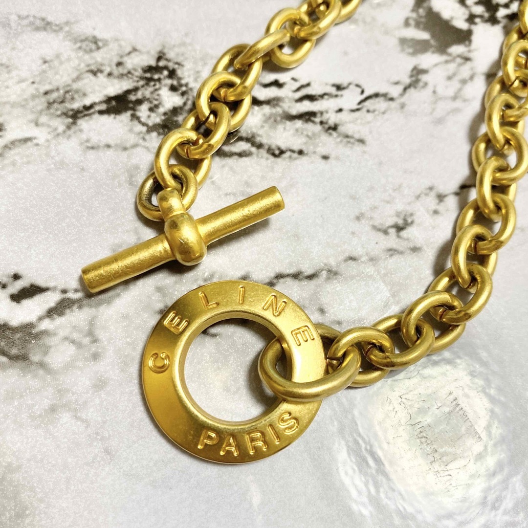 celine(セリーヌ)のCELINE vintage トグルネックレス レディースのアクセサリー(ネックレス)の商品写真