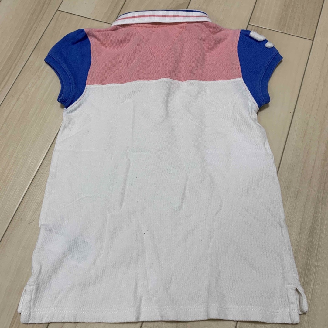 TOMMY HILFIGER(トミーヒルフィガー)のトミーヒルフィガー　グリスフランネル　100cm Tシャツ　ワンピース キッズ/ベビー/マタニティのキッズ服女の子用(90cm~)(Tシャツ/カットソー)の商品写真