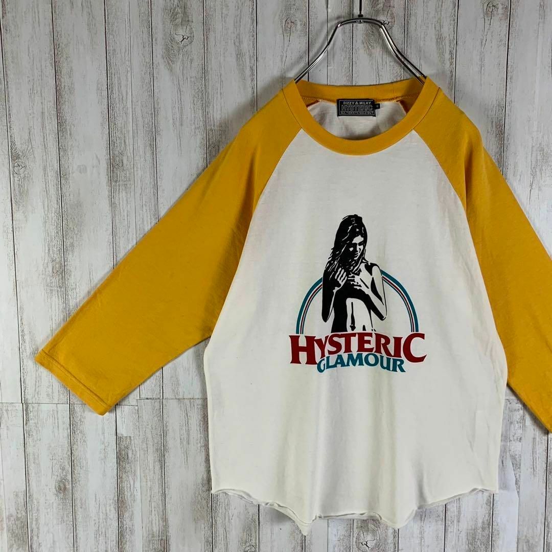 HYSTERIC GLAMOUR(ヒステリックグラマー)の【コムドットやまと着用】ヒステリックグラマー ヒスガール 七分袖 希少 Tシャツ メンズのトップス(Tシャツ/カットソー(七分/長袖))の商品写真