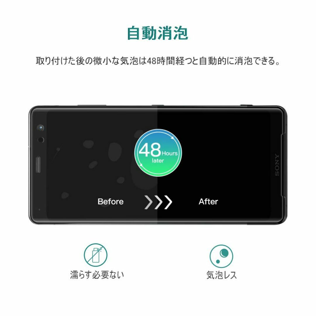 【在庫処分】GeeRic Sony Xperia XZ3 801so 対応 フィ スマホ/家電/カメラのスマホアクセサリー(その他)の商品写真