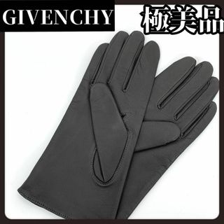 【極美品】GIVENCHY　ジバンシー　手袋　レディース　ダークブラウン(手袋)