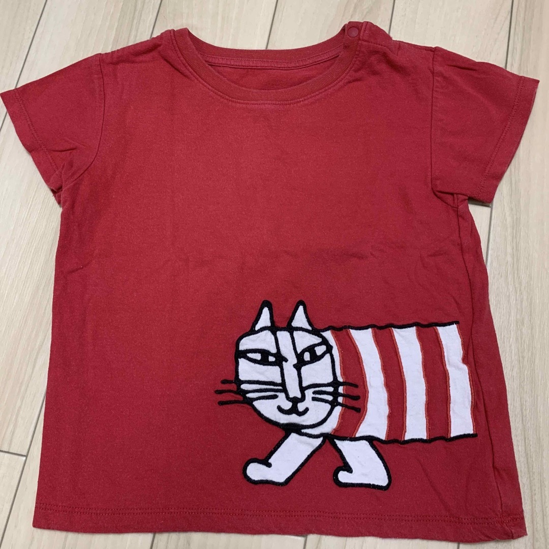 UNIQLO(ユニクロ)のユニクロ　ロキシー　ロペピクニックキッズ　Tシャツ100 ズボン100 キッズ/ベビー/マタニティのキッズ服女の子用(90cm~)(Tシャツ/カットソー)の商品写真