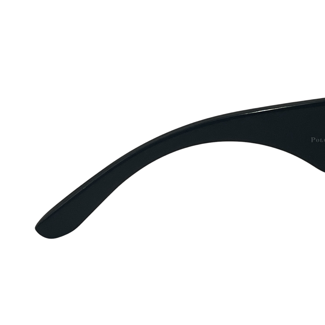 POLO RALPH LAUREN(ポロラルフローレン)のイタリア製　ポロラルフローレン　サングラス　サイドロゴ　ブラック　ユニセックス メンズのファッション小物(サングラス/メガネ)の商品写真