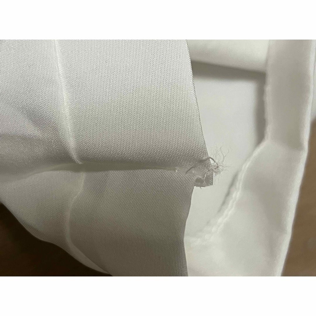 襟付き白シャツ レディースのトップス(シャツ/ブラウス(半袖/袖なし))の商品写真