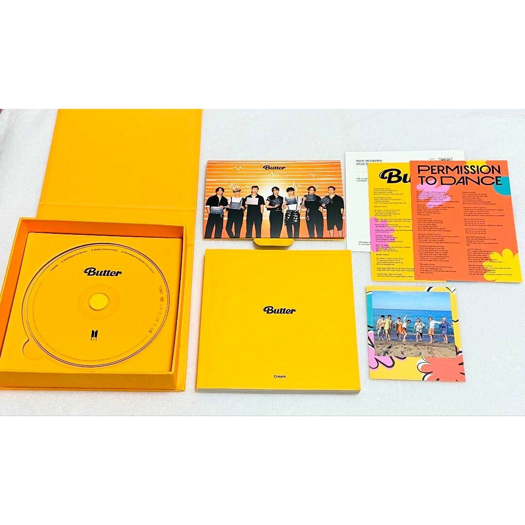 防弾少年団(BTS)(ボウダンショウネンダン)のBTS Butter CD アルバム Peaches Cream 2形態セット エンタメ/ホビーのCD(K-POP/アジア)の商品写真