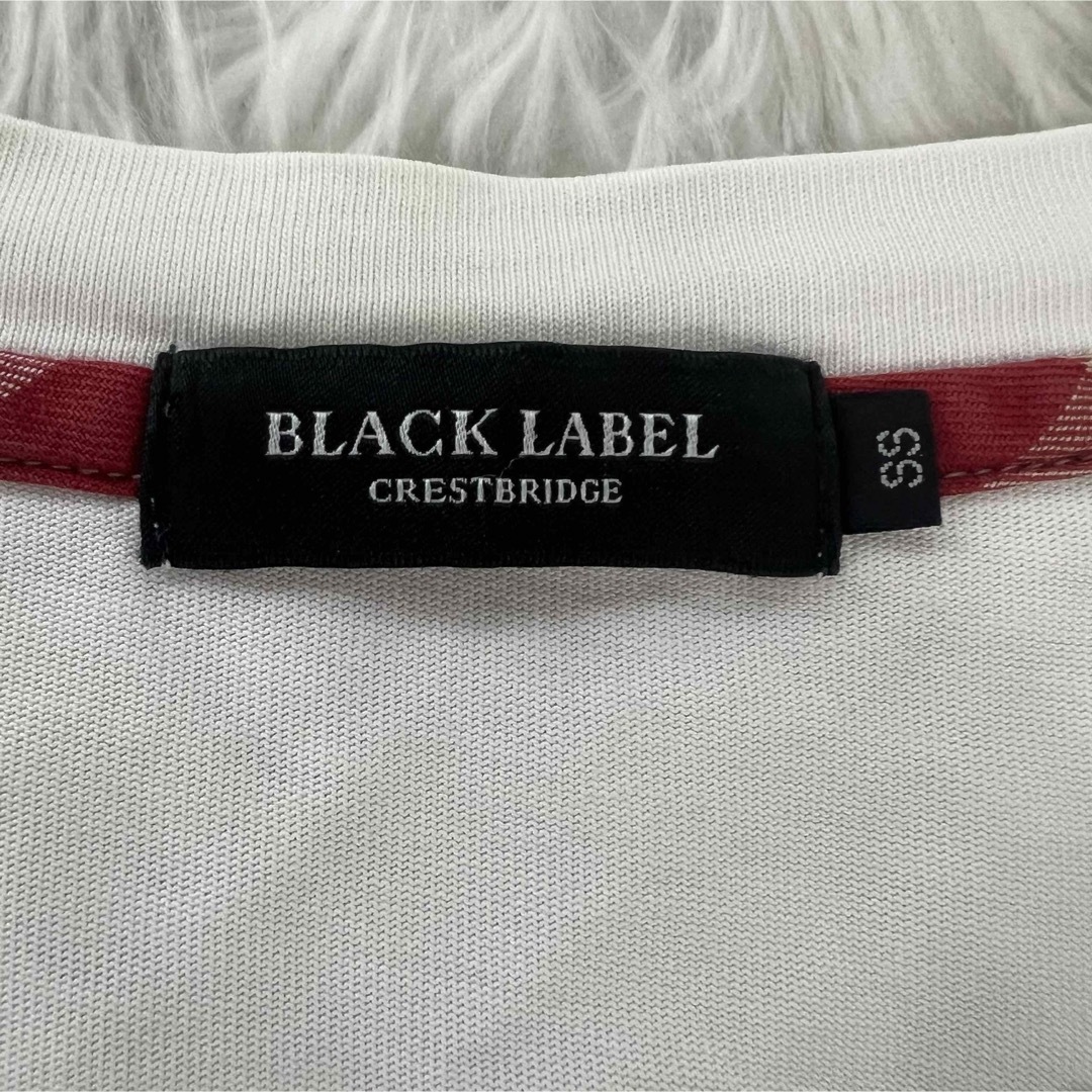 BLACK LABEL CRESTBRIDGE(ブラックレーベルクレストブリッジ)の【希少】ブラックレーベルクレストブリッジ メンズ 半袖 tシャツ 白 XS  メンズのトップス(Tシャツ/カットソー(半袖/袖なし))の商品写真