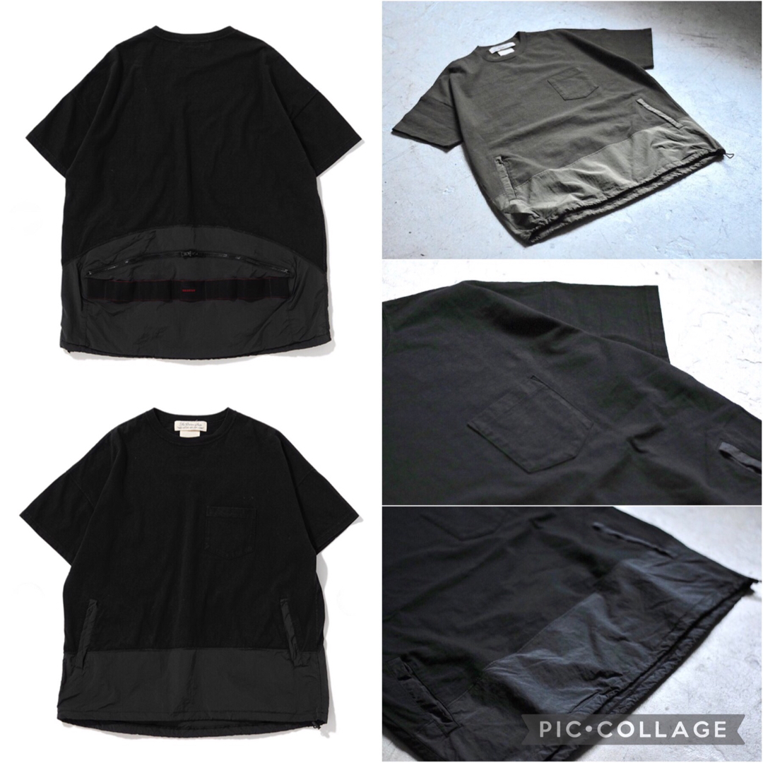 BRIEFING - BLACK☆REMI RELIEF × BRIEFING ポケット付 Tシャツ BRIEFING - BLACK☆REMI RELIEF × BRIEFING ポケット付 Tシャツ