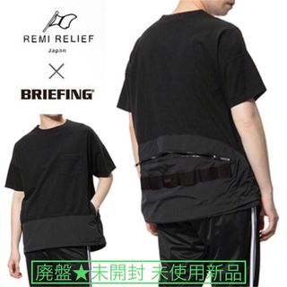 BLACK★REMI RELIEF × BRIEFING ポケット付 Tシャツ