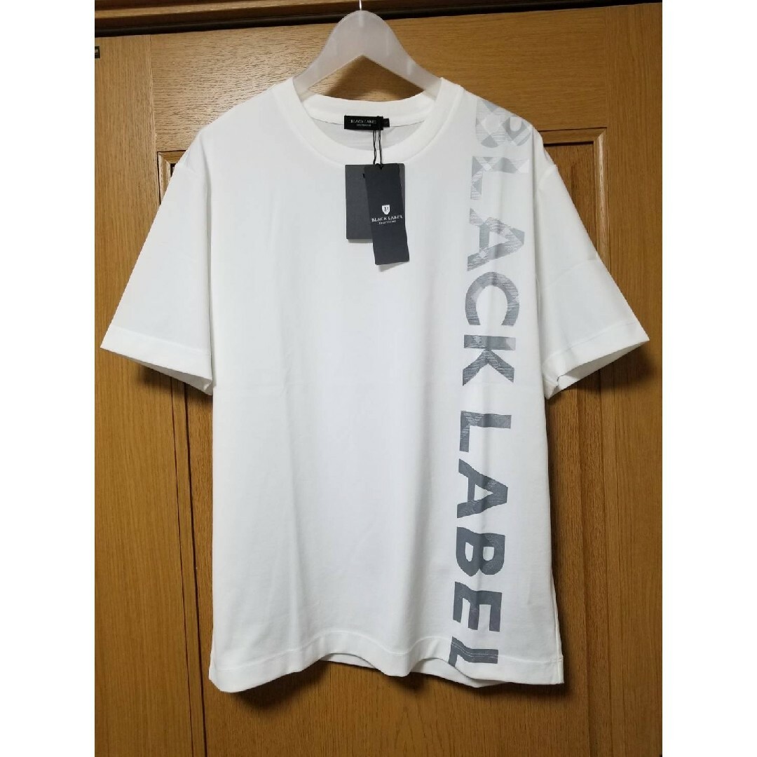 BLACK LABEL CRESTBRIDGE(ブラックレーベルクレストブリッジ)の【新品】ブラックレーベルクレストブリッジ　Tシャツ　L　ホワイト　717 メンズのトップス(Tシャツ/カットソー(半袖/袖なし))の商品写真