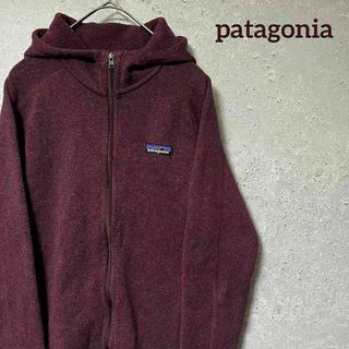 パタゴニア(patagonia)のPatagonia パタゴニア パーカー ニット 裏ボア ワンポイント S(パーカー)