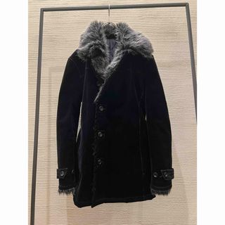 トルネードマート(TORNADO MART)の00s archive tornado mart fur jacket coat(ステンカラーコート)