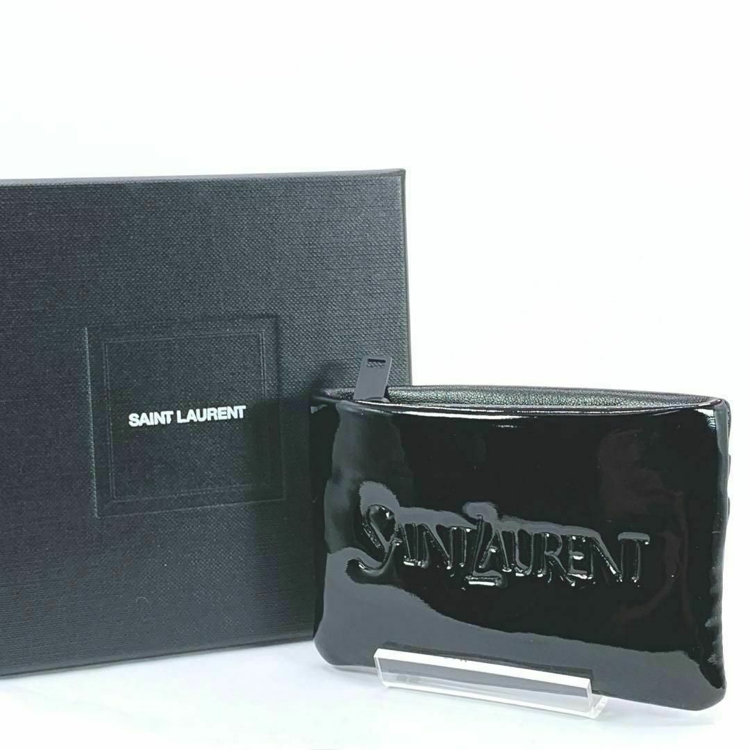 Saint Laurent(サンローラン)の【箱・袋付き未使用】SAINT LAURENT　サンローラン　パフィーポーチ　S メンズのファッション小物(コインケース/小銭入れ)の商品写真