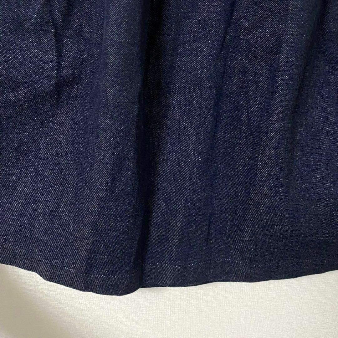 デニム風 お洒落✨ 49AV.junko shimada スカート レディース レディースのスカート(ひざ丈スカート)の商品写真