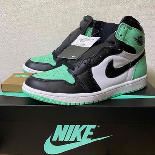 ナイキ(NIKE)のナイキ エアジョーダン 1 レトロ HIGH OG Green Glow(スニーカー)