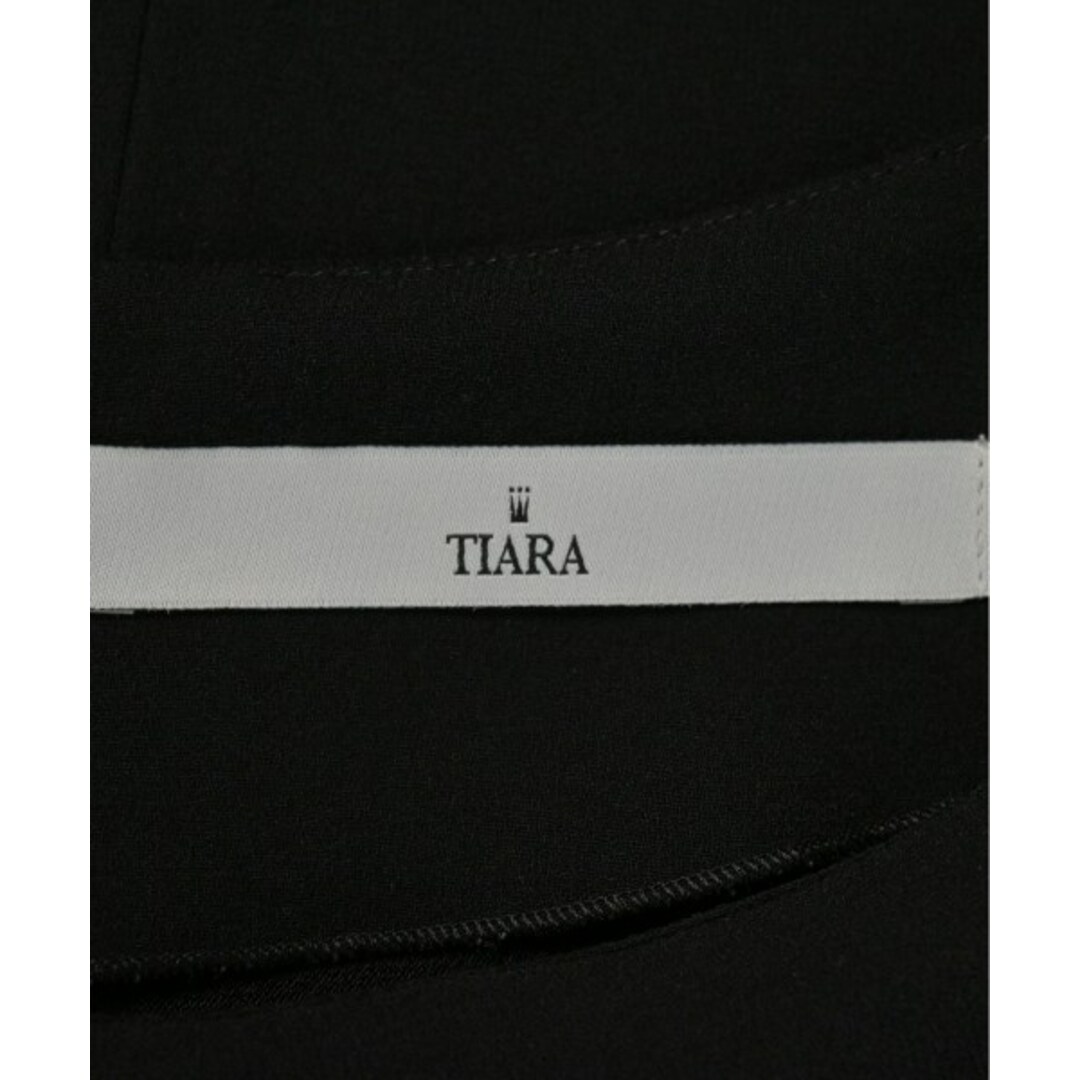 tiara(ティアラ)のTiara ティアラ ワンピース 2(M位) 黒 【古着】【中古】 レディースのワンピース(ひざ丈ワンピース)の商品写真