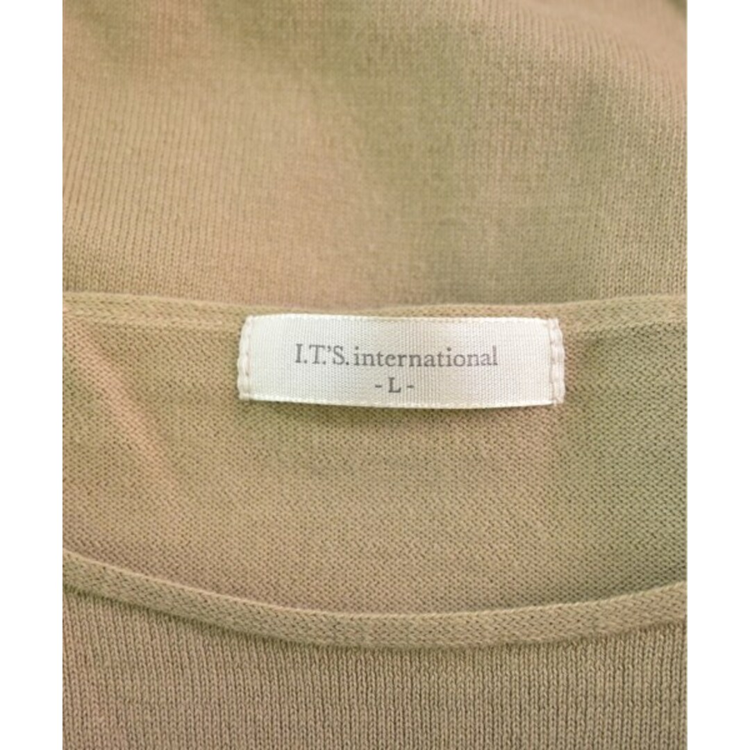 I.T.'S.international(イッツインターナショナル)のI.T.'S. international ニット・セーター L ベージュ系 【古着】【中古】 レディースのトップス(ニット/セーター)の商品写真