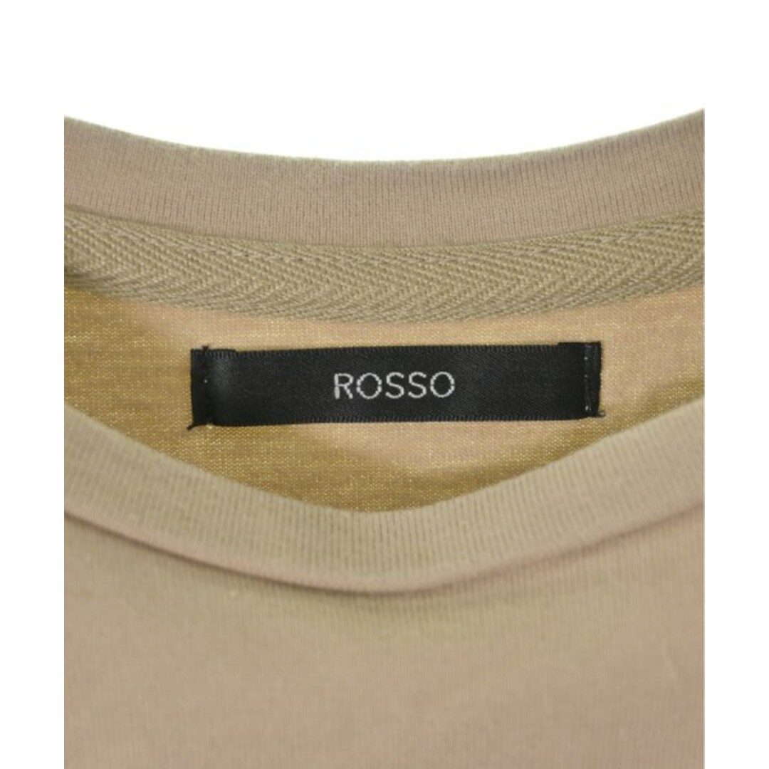 ROSSO(ロッソ)のROSSO ロッソ Tシャツ・カットソー F ベージュ 【古着】【中古】 レディースのトップス(カットソー(半袖/袖なし))の商品写真