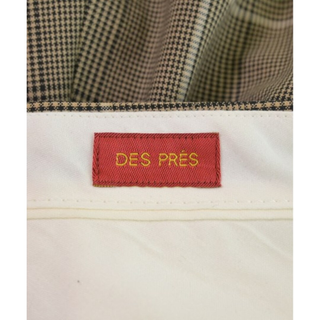 DES PRES(デプレ)のDES PRES パンツ（その他） 36(S位) ベージュx黒(チェック) 【古着】【中古】 レディースのパンツ(その他)の商品写真