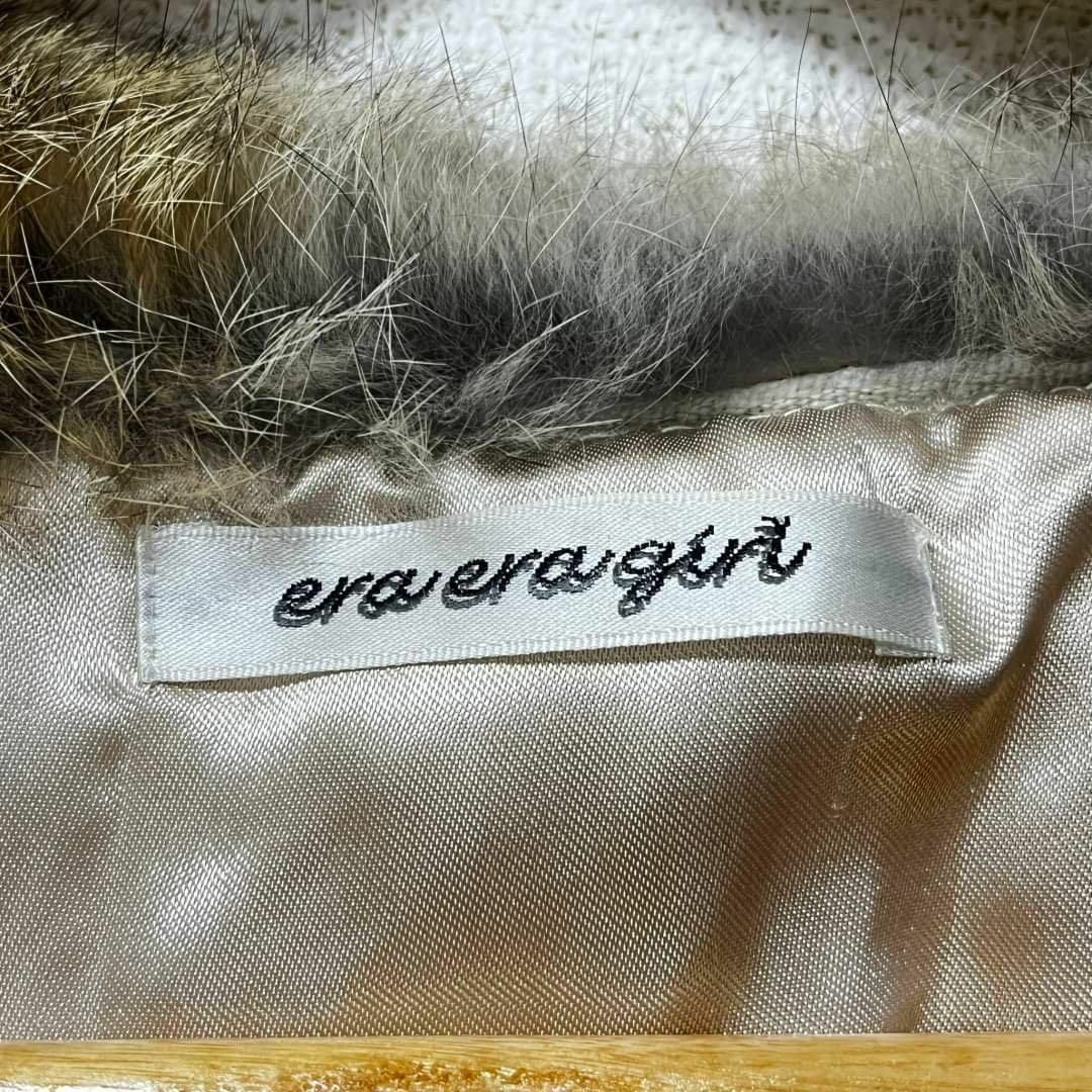 本物の毛皮✨️ era era girl 毛皮ベスト レディース うさぎ レディースのジャケット/アウター(毛皮/ファーコート)の商品写真