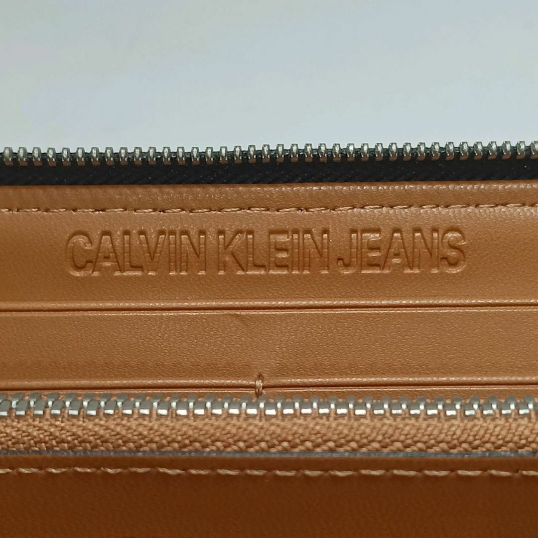 Calvin Klein(カルバンクライン)の【美品】カルバンクラインジーンズ 長財布 小物ファッション ブランド ブラック メンズのファッション小物(長財布)の商品写真