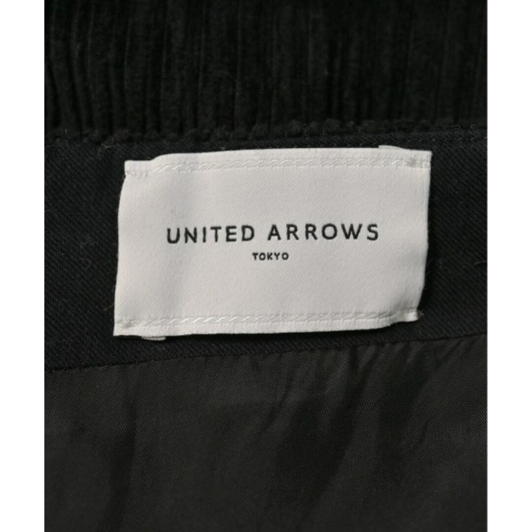UNITED ARROWS(ユナイテッドアローズ)のUNITED ARROWS ロング・マキシ丈スカート 38(M位) 黒 【古着】【中古】 レディースのスカート(ロングスカート)の商品写真