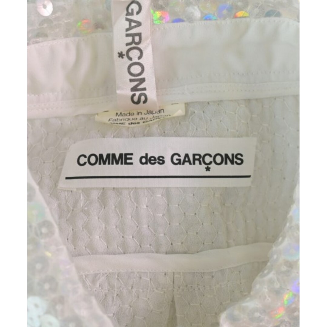 COMME des GARCONS(コムデギャルソン)のCOMME des GARCONS コムデギャルソン カジュアルシャツ S 白 【古着】【中古】 レディースのトップス(シャツ/ブラウス(長袖/七分))の商品写真