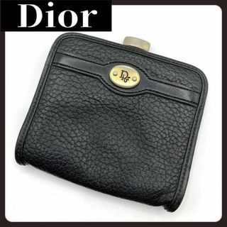 クリスチャンディオール(Christian Dior)のChristian Dior　クリスチャンディオール　小銭入れ　ブラック　黒(コインケース/小銭入れ)