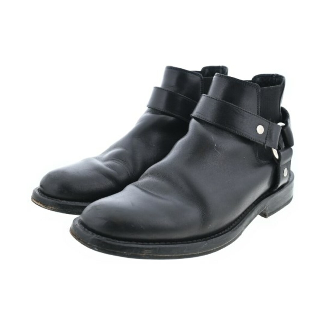 SAINT LAURENT PARIS ブーツ EU40(25cm位) 黒 【古着】【中古】