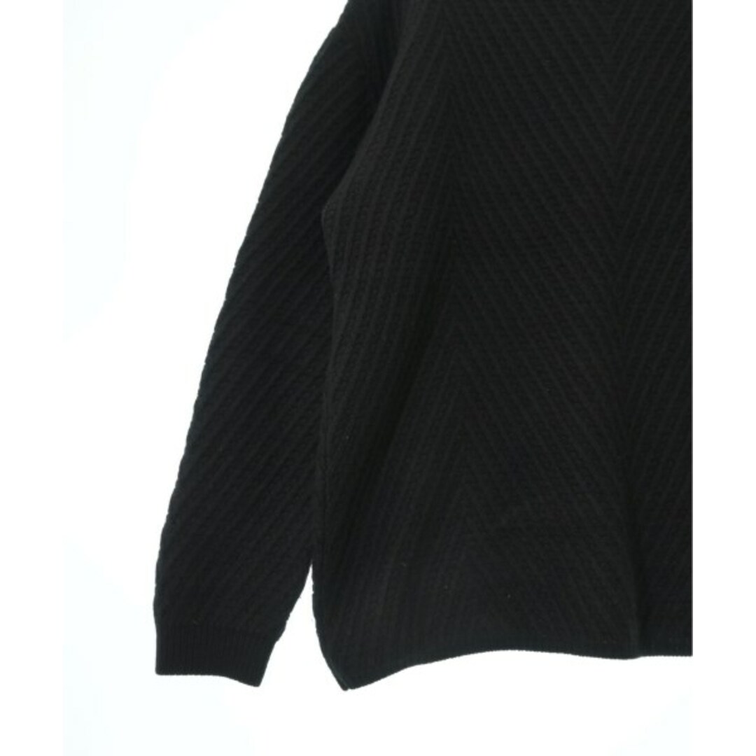 SIDE SLOPE(サイドスロープ)のSIDE SLOPE サイドスロープ ニット・セーター 2(M位) 黒 【古着】【中古】 メンズのトップス(ニット/セーター)の商品写真