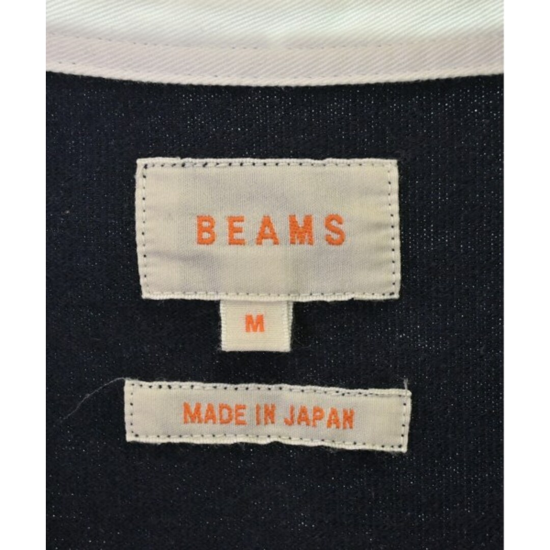 BEAMS(ビームス)のBEAMS ビームス Tシャツ・カットソー M 紺 【古着】【中古】 メンズのトップス(Tシャツ/カットソー(半袖/袖なし))の商品写真