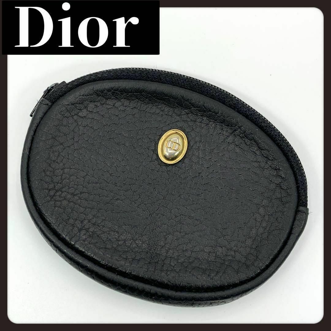 Christian Dior(クリスチャンディオール)のChristian Dior　クリスチャンディオール　小銭入れ　ブラック　黒 メンズのファッション小物(コインケース/小銭入れ)の商品写真