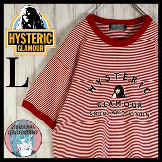 ヒステリックグラマー(HYSTERIC GLAMOUR)の【超絶希少モデル】ヒステリックグラマー ヒスガール 即完売 リンガーシャツ(Tシャツ/カットソー(半袖/袖なし))