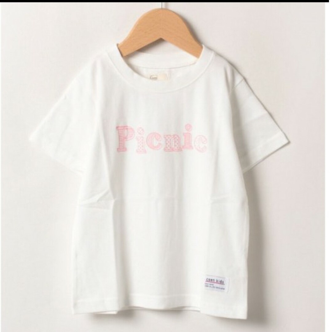 coen(コーエン)の【 新品 】　タグ付　コーエン　coen キッズ　ロゴＴシャツ　Ｔシャツ キッズ/ベビー/マタニティのキッズ服女の子用(90cm~)(Tシャツ/カットソー)の商品写真