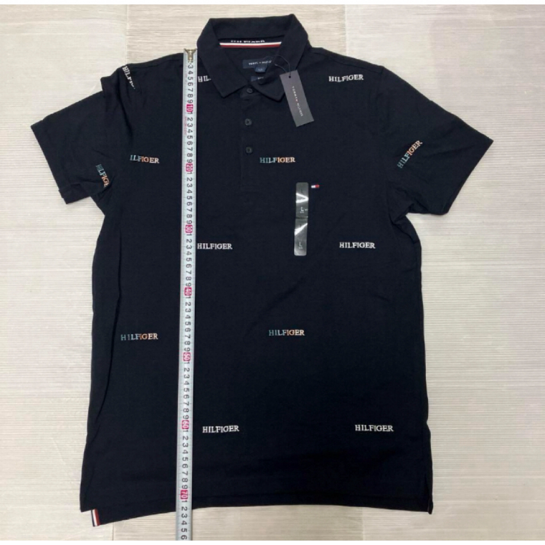 TOMMY HILFIGER(トミーヒルフィガー)の送料無料 新品 TOMMY HILFIGER 半袖ポロシャツ メンズのトップス(Tシャツ/カットソー(半袖/袖なし))の商品写真