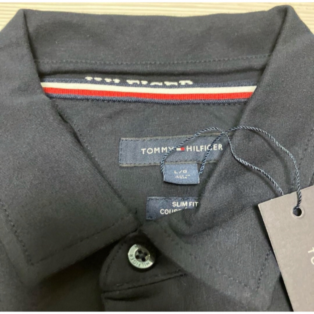 TOMMY HILFIGER(トミーヒルフィガー)の送料無料 新品 TOMMY HILFIGER 半袖ポロシャツ メンズのトップス(Tシャツ/カットソー(半袖/袖なし))の商品写真