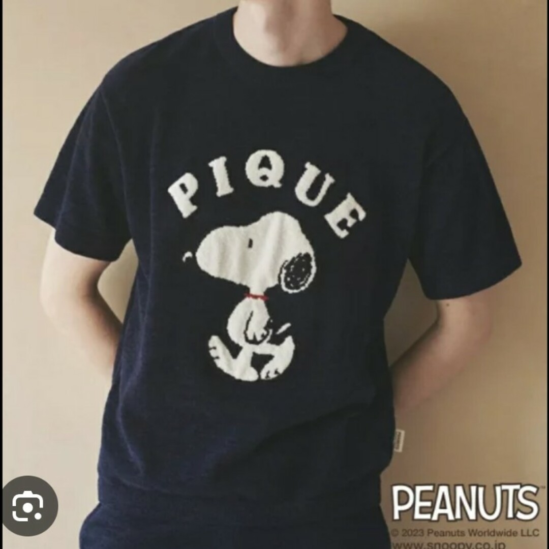 gelato pique(ジェラートピケ)のジェラートピケ 【PEANUTS】【HOMME】ジャガードプルオーバー メンズ メンズのトップス(Tシャツ/カットソー(半袖/袖なし))の商品写真